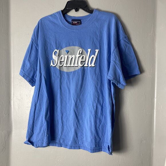 SEINFELD NBC STUDIO CAST & CREW PROMO STUDIO PROMOTIONAL T-SHIRT XL - Picture 1 of 8